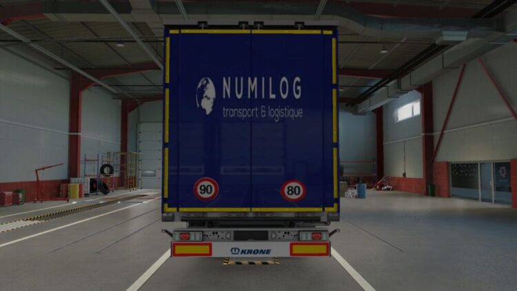 SKIN Numilog Krone ProfiLiner Trailer – Algerian Blue