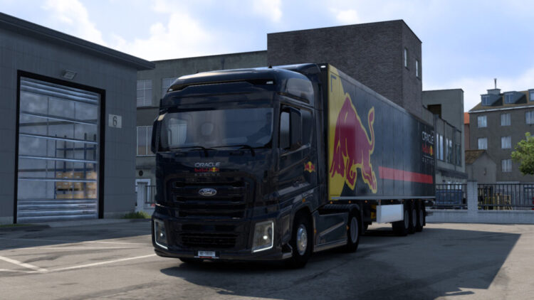 F1 Red Bull Racing Trailer + Ford F-max pack skin