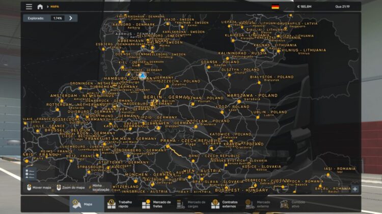 ALL CITIES WITH COUNTRY IDENTIFICATION ETS2 BY RODONITCHO MODS 1.0 1.50 1.57 02 12 2025