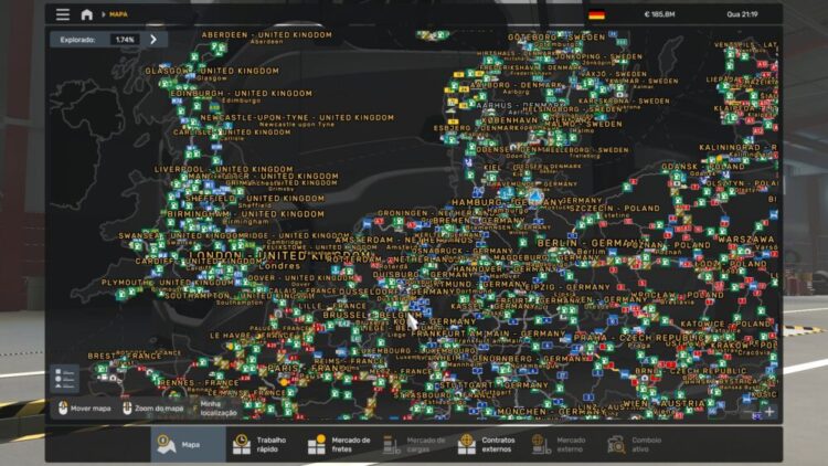 ALL CITIES WITH COUNTRY IDENTIFICATION ETS2 BY RODONITCHO MODS 1.0 1.50 1.57 02 12 2025
