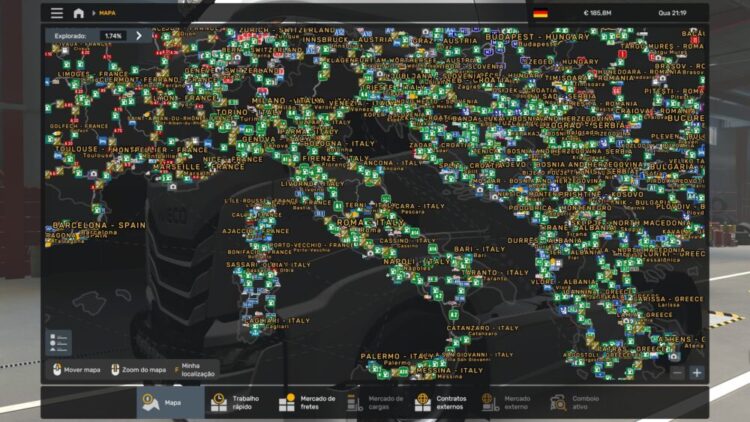 ALL CITIES WITH COUNTRY IDENTIFICATION ETS2 BY RODONITCHO MODS 1.0 1.50 1.57 02 12 2025