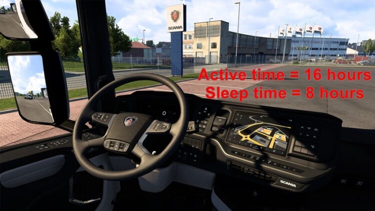 Sleep Time 8 Hours, active Time 16 Hours v1.0