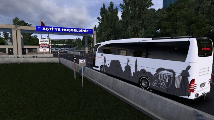 Afyon Kale Tourism Bus Wrap Bus Skin