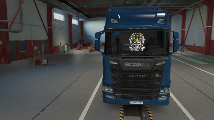 Pack Widscreen Decals Scania R 2016