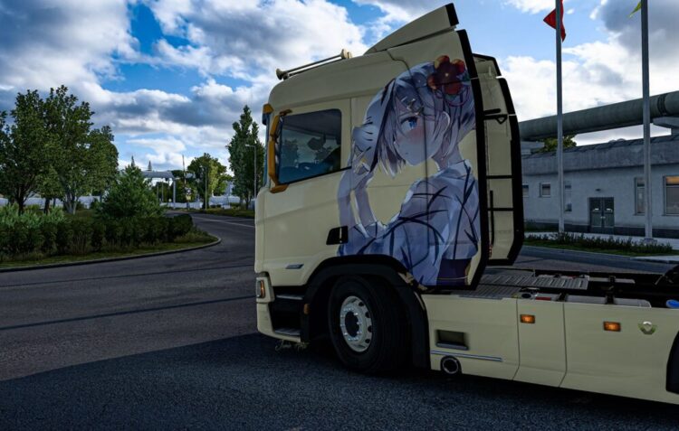 SCANIA R NTG ANIME SKIN 4K
