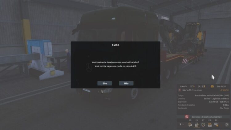 CANCEL CURRENT FREE JOB ETS2 BY RODONITCHO MODS 1.0 1.50 1.57 18 01 2026