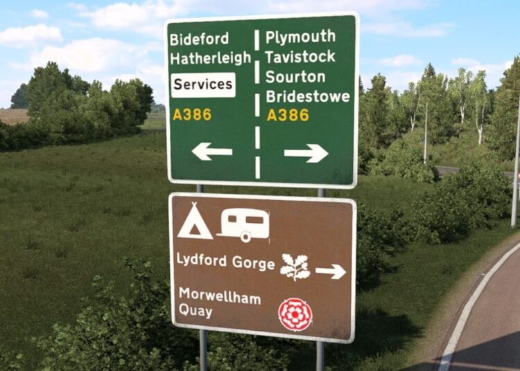 A30 + Bodmin Signage Addon v1.0