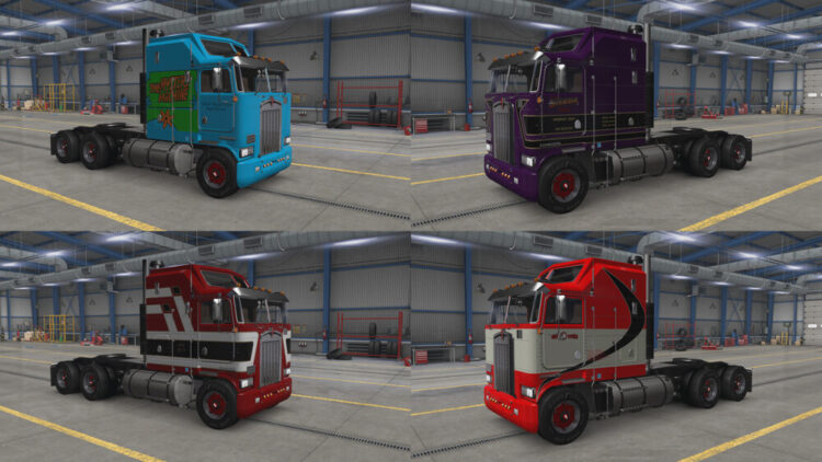 KENWORTH K100 v7.0 SKINS PACK