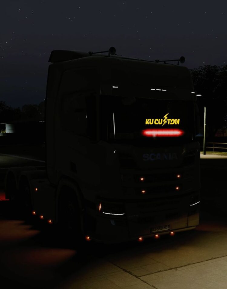 RED STROBE FOR SCANIA NG R/S