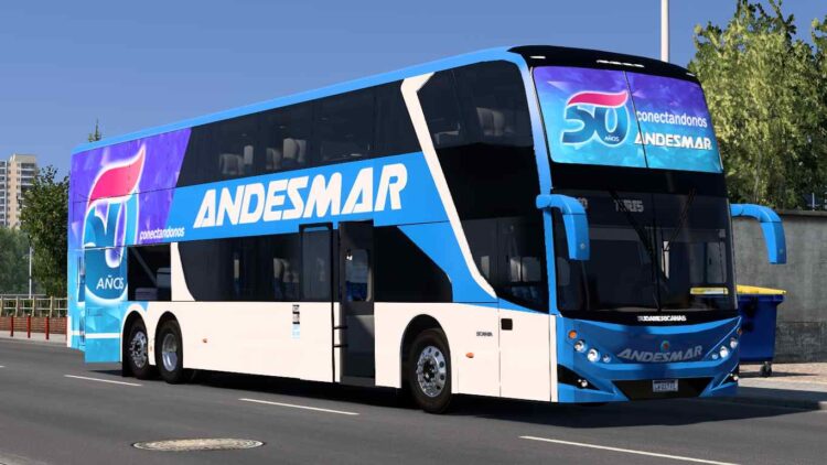 Sudamericanas F50 IV DP 6×2 Scania v1.7 [1.57]