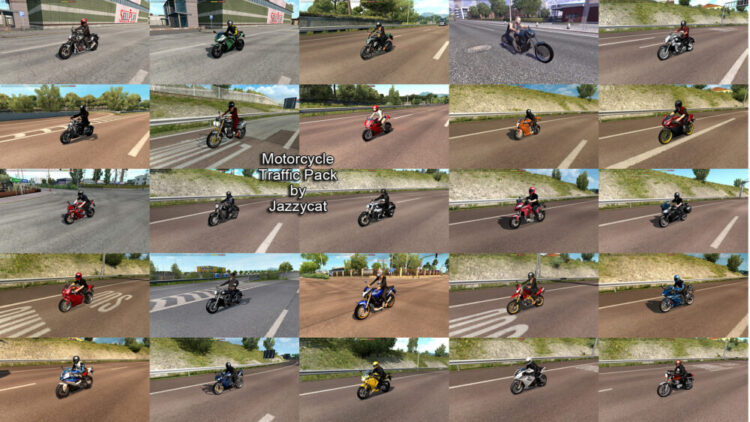 Motorcycle Traffic Pack by Jazzycat v6.5.15