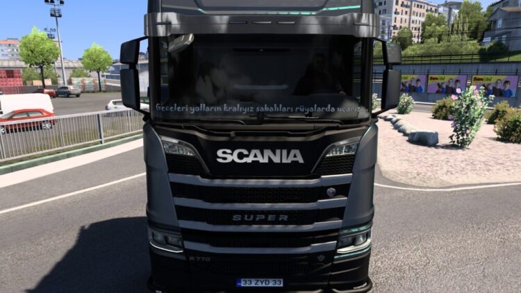 Ets2 glass writing mode Müslüm Baba