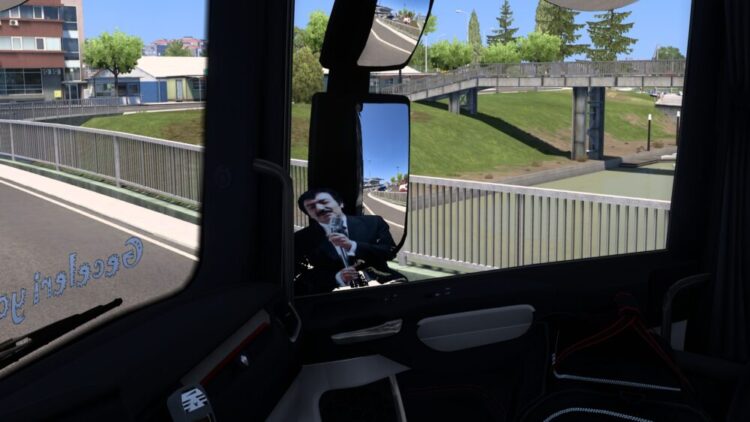 Ets2 glass writing mode M&uuml;sl&uuml;m Baba