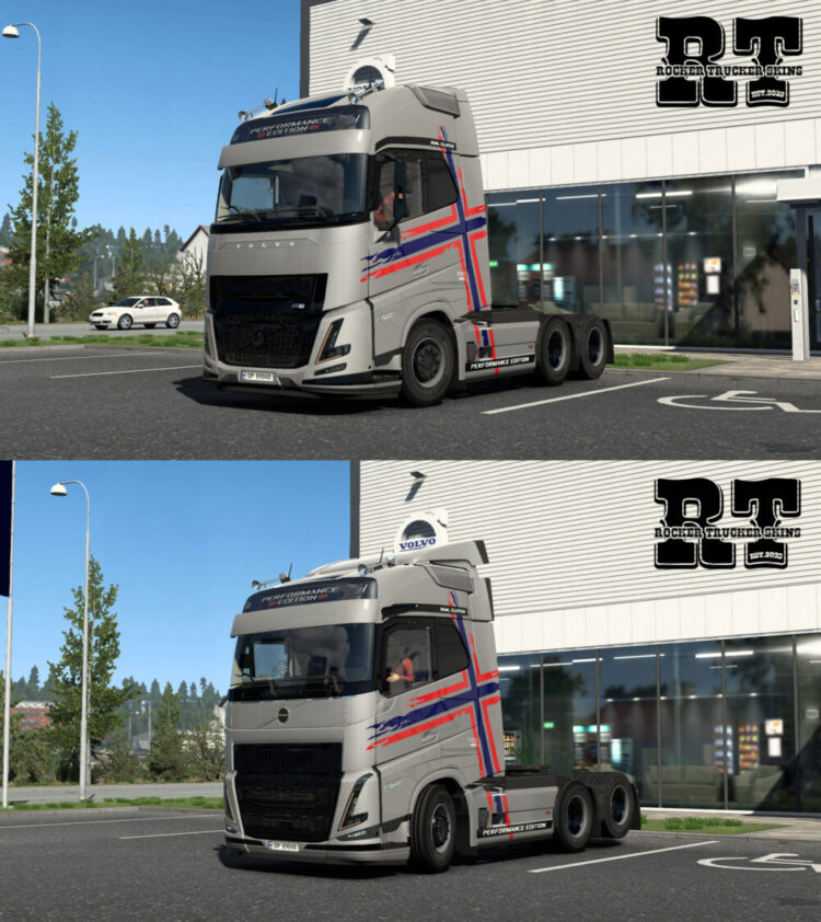 Volvo Perfomance Norway Edition Skins for Volvo FH 4/5/6