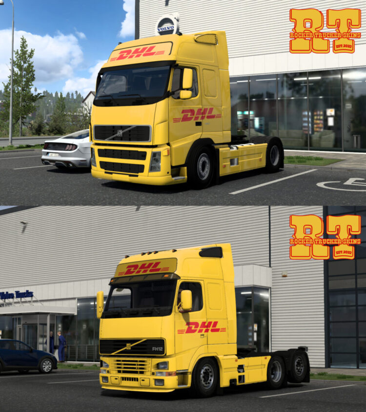 DHL Skins for Volvo FH 1/2/3