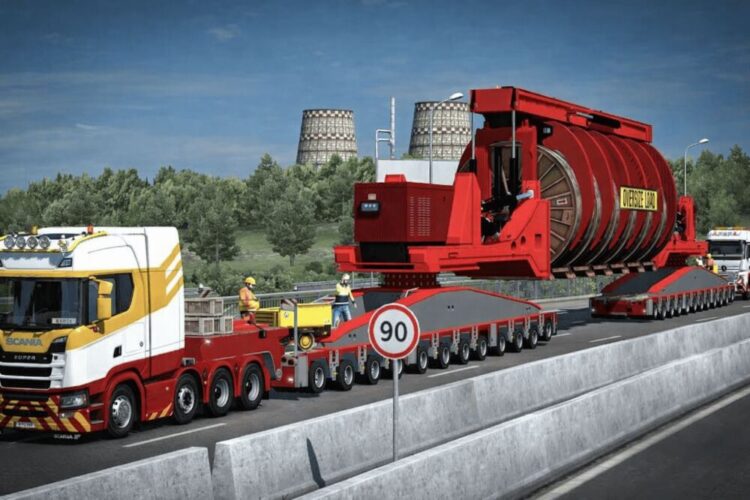 Heavy Oversized Transport (260 Tons) Mod ETS2 for All Versions