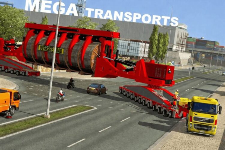 Heavy Oversized Transport (260 Tons) Mod ETS2 for All Versions