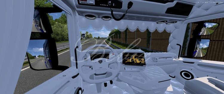Scania NG Interno Padre Pio Custom Bianco By Bebix