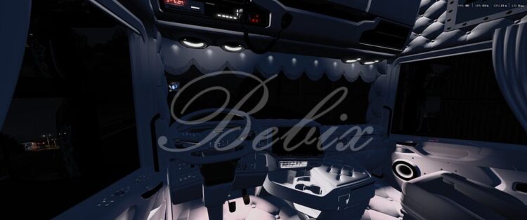 Scania NG Interno Padre Pio Custom Bianco By Bebix