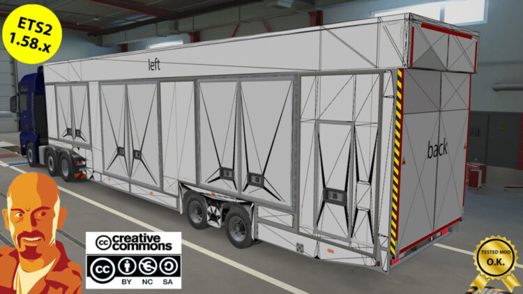 ROLFO AURIGA DELUXE TRAILER SKINS MAKER ETS2 1.58.x