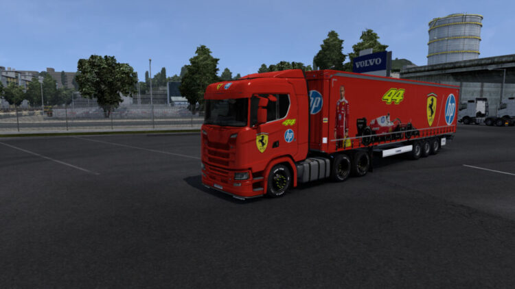 Ferrari Scania S and Profiliner v1 skinpack