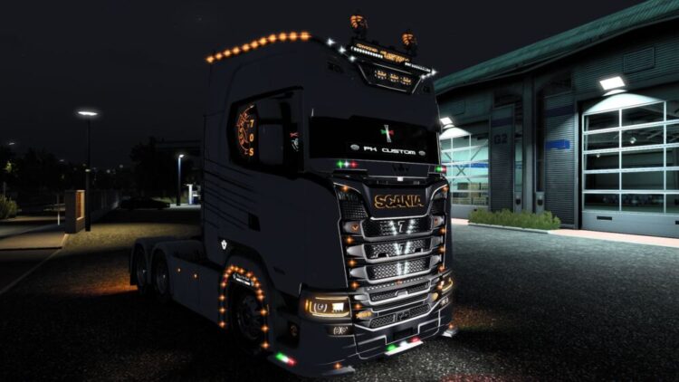Scania LED sign
