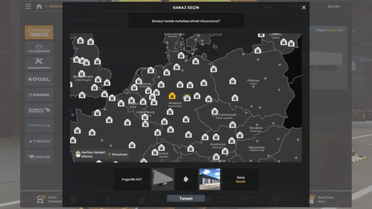 🚛 Unlock Double/B-double/HCT trailers for all maps (DLC Trailers included) [ETS2 1.58+] 🌍