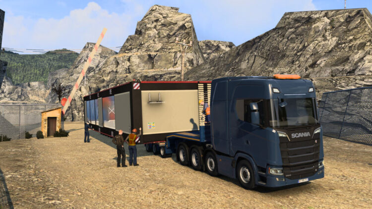 CONTAINER HOUSE OVERSIZE CARGO ETS2 1.58.x
