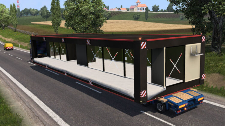 CONTAINER HOUSE OVERSIZE CARGO ETS2 1.58.x