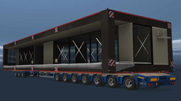 CONTAINER HOUSE OVERSIZE CARGO ETS2 1.58.x