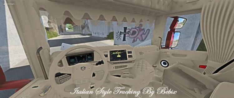 Interior New Gen Scania 770 Cream