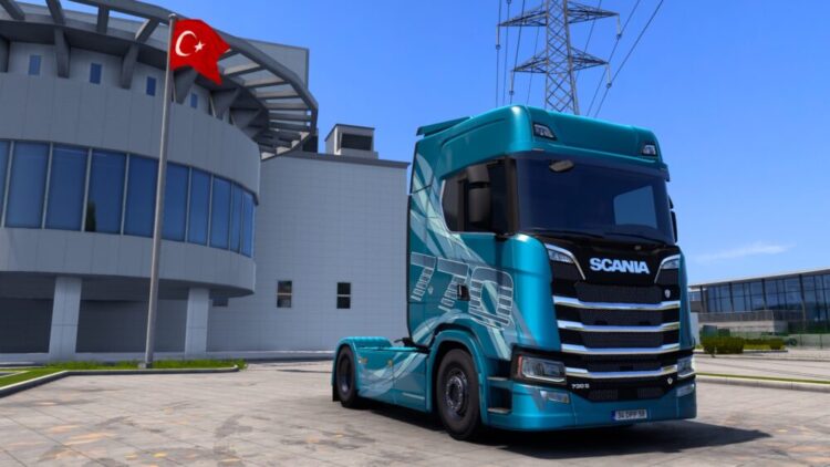 2022 Scania 770 S V8 Frost Edition PaintWork