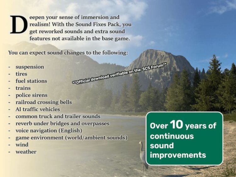 Sound Fixes Pack v26.08