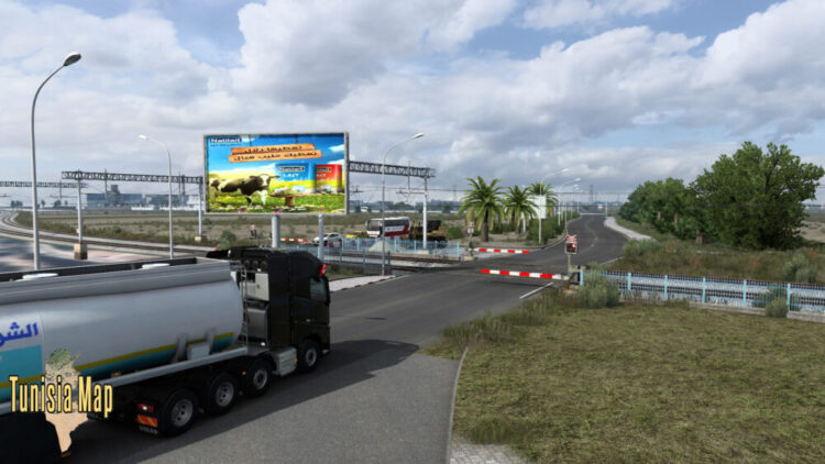 Tunisia Map 1.2 for ETS2 version 1.58