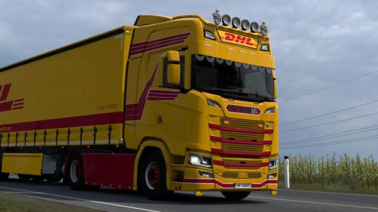 DHL skin for NG Scania S