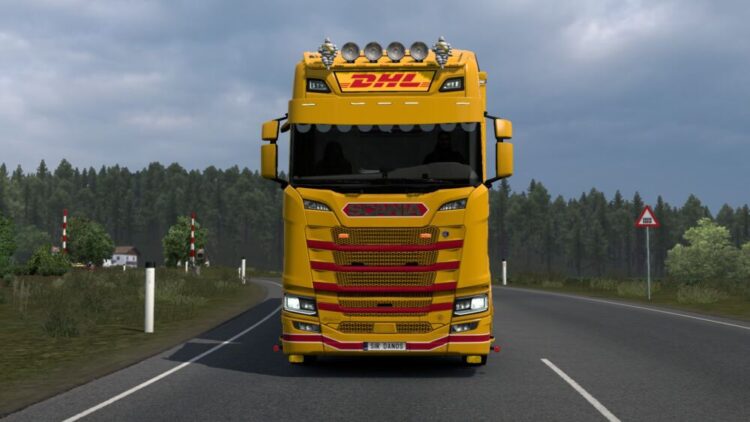 DHL skin for NG Scania S