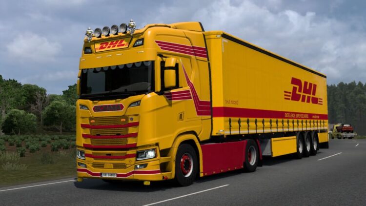 DHL skin for NG Scania S