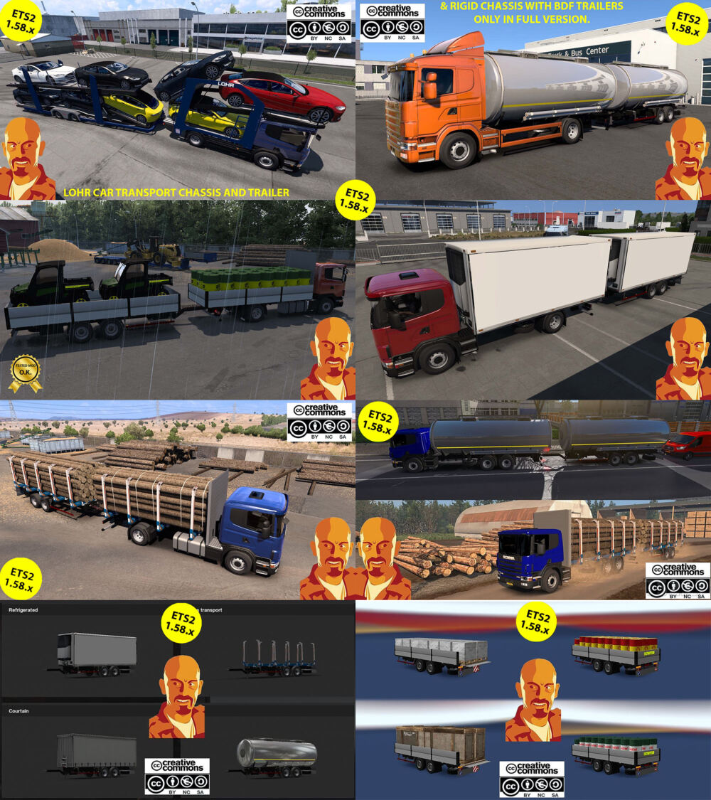 trailer truck | ETS 2 mods - Part 11