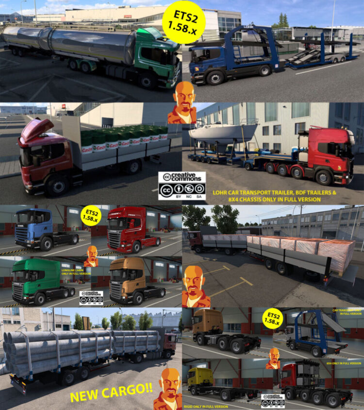 SCANIA MEGAMOD v7.0 ETS2 1.58.x