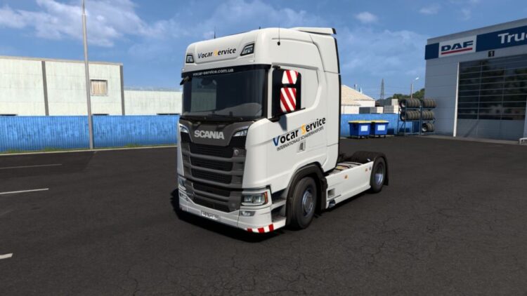 Vocar-Service Mercedes & DAF skin