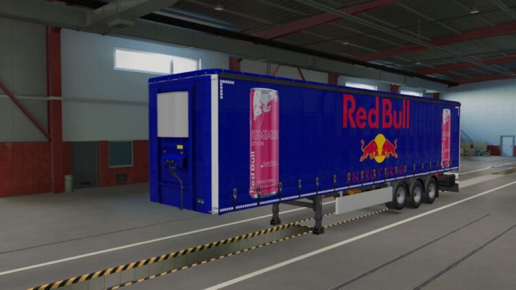 Red Bull trailer skin