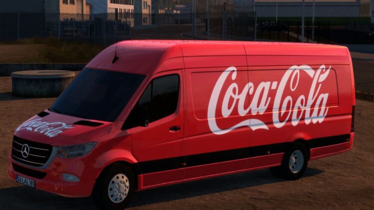 Coca-Cola Mercedes-Benz Sprinter Trzpro By Rodonitcho Mods 1.0 1.50 1.58 01 03 2026