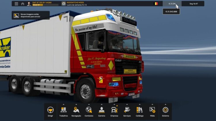 Profile Daf Xf 105 By Vad&K By Rodonitcho Mods 1.0 1.58 07 03 2026