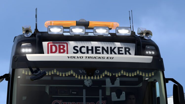 DB SCHENKER LIGHTBOX VOLVO FH 2022 SANAX BY RODONITCHO MODS 1.0 1.50 1.58 29 03 2026