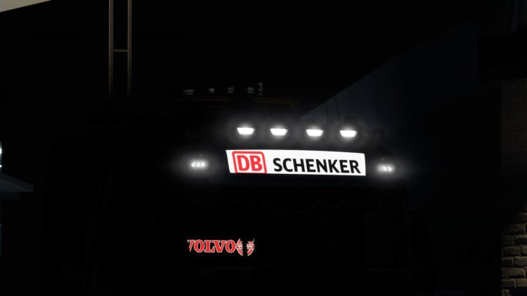 DB SCHENKER LIGHTBOX VOLVO FH 2022 SANAX BY RODONITCHO MODS 1.0 1.50 1.58 29 03 2026