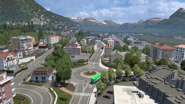 Aosta map ets2
