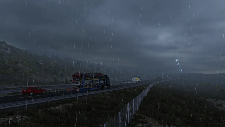 Realistic Weather System V2.5 [ETS2 1.58]