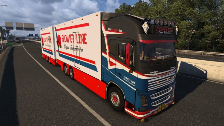 VOLVO FH16 TANDEM FLOWER LINE V4.0 1.58