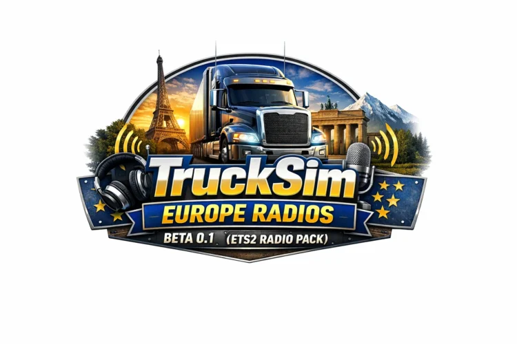 TruckSim Europe Radios – Beta 0.1 (ETS2 Radio Pack)