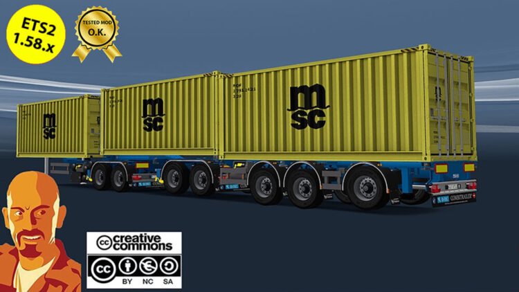 D-TEC FLEXITRAILER TRAILER v10.0 ETS2 1.58